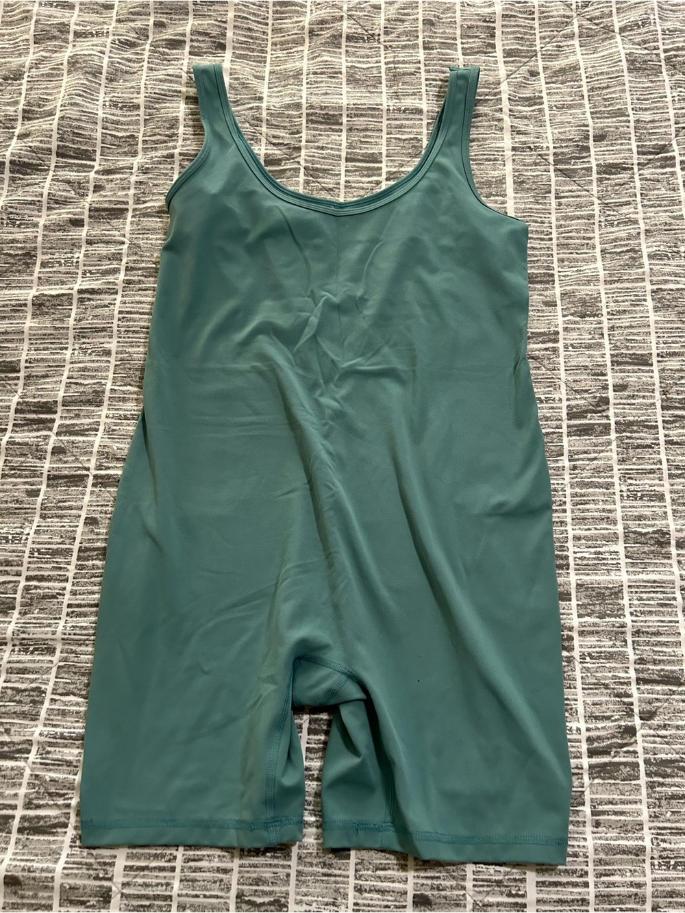 Isabel Maternity by Ingrid & Isabel Teal Scoop-Neck Maternity Romper